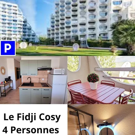Apartment Le Fidji Cosy - Parking - Centre La Grande-Motte